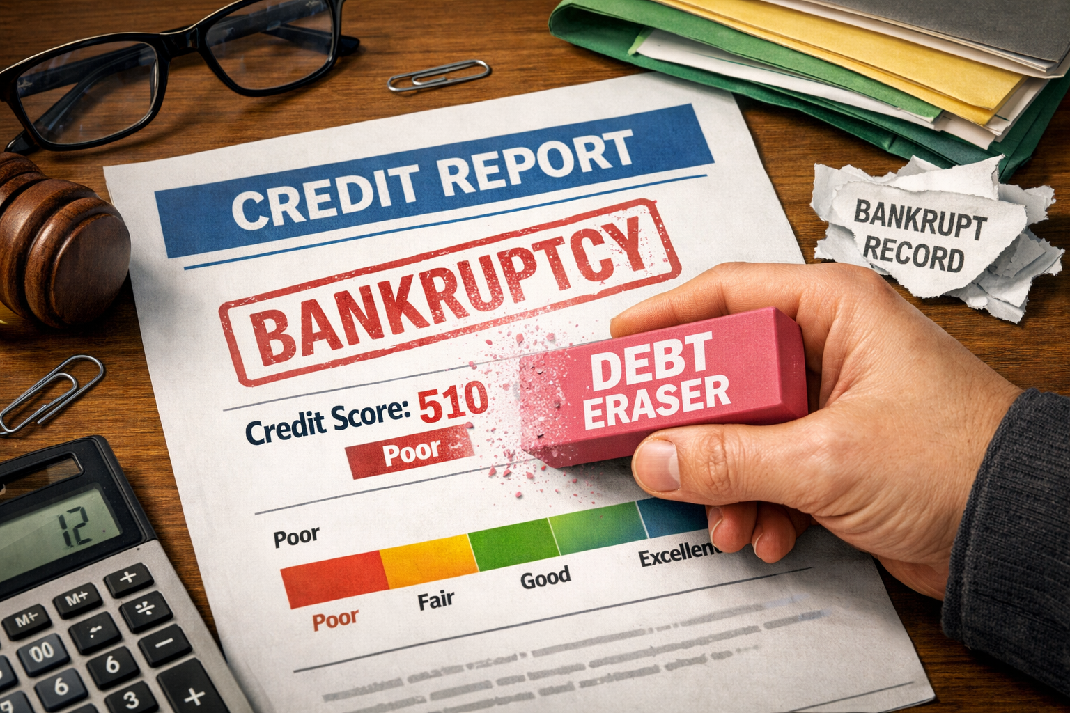 Removing bankruptcy from credit